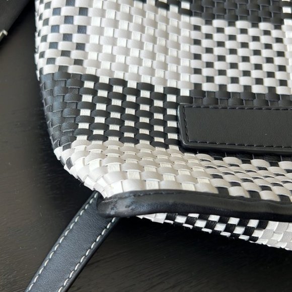 PROENZA SCHOULER Large Morris Woven Plaid Tote - Picture 8 of 9